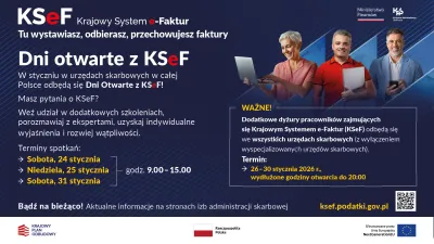KSeF - dni otwarte w Urzędzie Skarbowym
