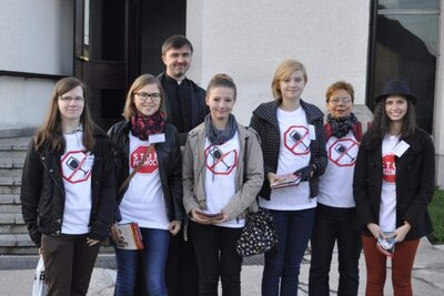 Kampania  przeciw przemocy.