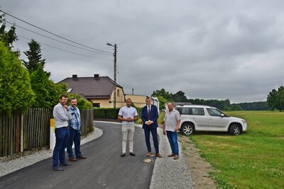 Odbiór drogi gminnej bocznej ul. Szkolnej w Krasiejowie