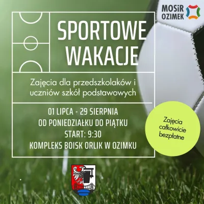 Sportowe Wakacje plakat