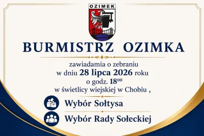 Informacja o zebraniu wyborczym