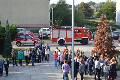 Trening ewakuacji w GZS