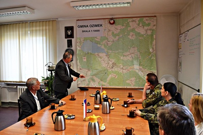 Wizyta delegacji Regionalnego Dowództwa Sił Zbrojnych Republiki Czeskiej z Ołomuńca