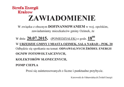 ZAWIADOMIENIE