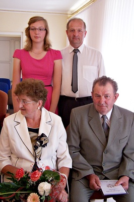 Machulla Alfred i Adelajda z synem Waldemarem i wnuczka Magdalen%%C4%%85