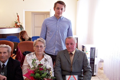 Hermann J%%C3%%B3zef i %%C5%%81ucka oraz wnuk Daniel