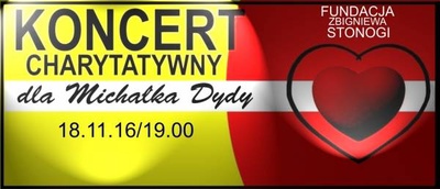 Koncert charytatywny dla Michałka Dydy 