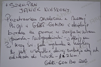 Podziękowanie o. Chrószcza