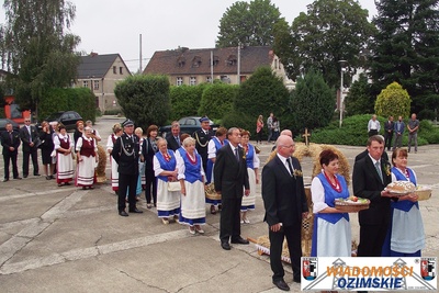 Dożynki parafialne w Ozimku