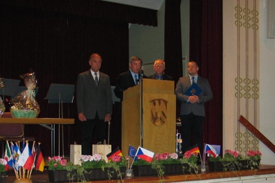 Burmistrz Ozimka Jan Labus także złożył gratulacje