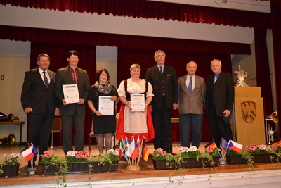 Odznaczono rówież zasłużonych dla partnerstwa Schotten i Rymarzów