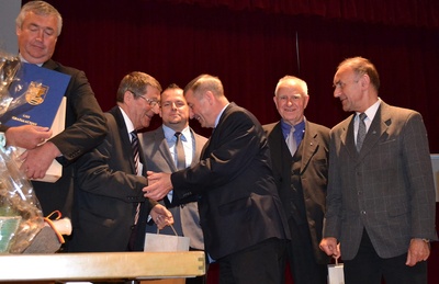 Burmistrz Ozimka Jan Labus także złożył gratulacje