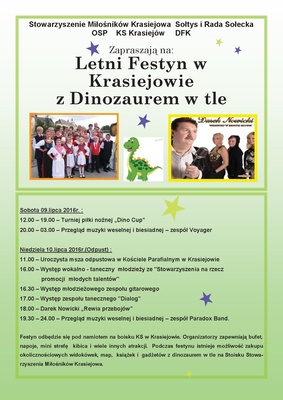 Festyn z Dinozaurem w Tle