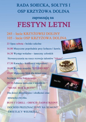 Festyn Letni w Krzyżowej Dolinie