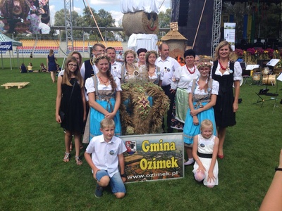 Dożynki Wojewódzkie 2016: Nowa Schodnia reprezentowała Gminę Ozimek
