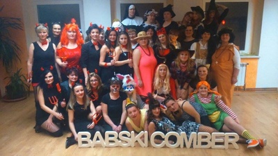 Zdjęcie grupowe z Babskiego Combra w Pustkowie