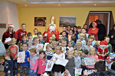 Schodnia: Wizyta Świętego Mikołaja