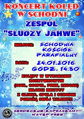 ROZRYWKOWY KONCERT KOLĘD W SCHODNI