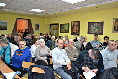 Na zebranie przybyło 62 mieszkańców