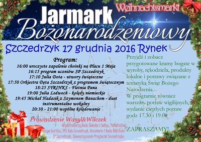 Jarmark Bożonarodzeniowy w Szczedrzyku