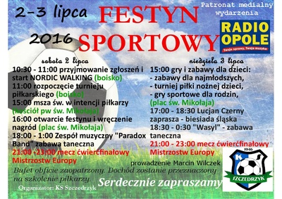 Festyn Sportowy w Szczedrzyku