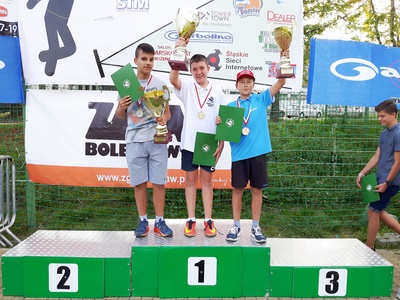 Marek Kwieciński na podium