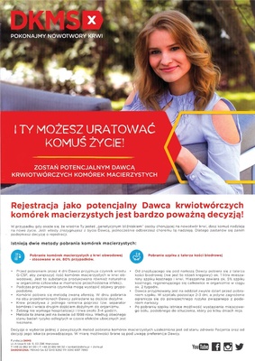 Rejestracja dawców komórek macierzystych w Urzędzie Skarbowym w Opolu