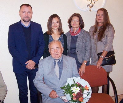 Stanisław Wiciak (przybył z synem Mirosławem, córkami Marylą, Danką oraz wnuczką Aleksandrą)