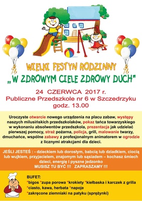 PP6: Wielki Festyn Rodzinny - W zdrowym ciele zdrowy duch