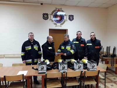OSP Szczedrzyk: przekazali sprzęt
