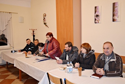 Zebranie wiejskie w Biestrzynniku