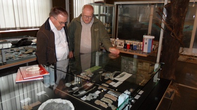 Uczestnicy 3. Międzynarodowego Spotkania Młodych Paleontologów- 3rd IMERP w Muzeum Paleontologicznym w Krasiejowie.