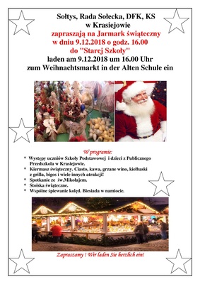 Jarmark świąteczny w Krasiejowie
