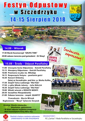 Festyn Odpustowy w Szczedrzyku 14-15.08.2018