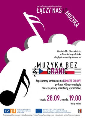 Koncert MUZYKA BEZ GRANIC 28.09.2019