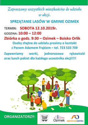 Sprzątanie Lasów w Gminie Ozimek