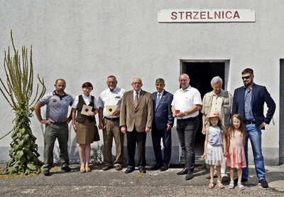 Odznaczenie Honorowe Polskiego Związku Strzelectwa Sportowego dla Burmistrza Ozimka