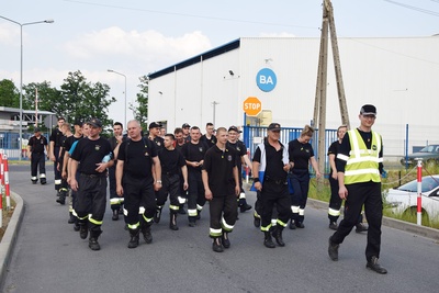 OSP: Jednostki ćwiczyły w hucie szkła i szpitalu