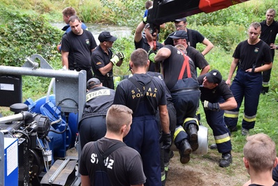 Jednostki OSP oraz THW przeprowadziły wspólne szkolenia 