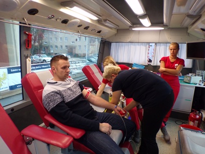 Ozimek oddawał krew