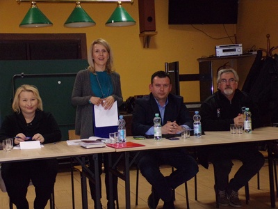 Zebranie wiejskie w Antoniowie 