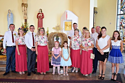 Dożynki wiejskie w Schodni