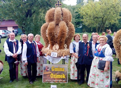 Dożynki Wojewódzkie w Lewinie Brzeskim: korona ze Szczedrzyka z wyróżnieniem