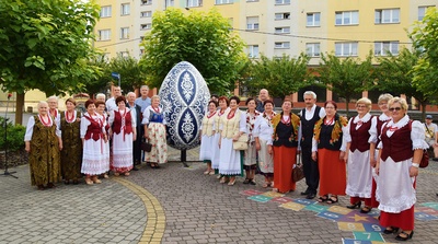Uroczyste odsłonięcie makiety Opolskiej Kroszonki w Ozimku