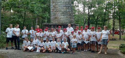 My się w wakacje nie nudzimy - OSP Pustków zorganizowało obóz strażacki dla dzieci i młodzieży