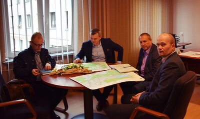 Rozmowy dot. dworca PKP w Ozimku oraz gazyfikacji gminy