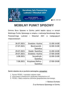 MOBILNY PUNKT SPISOWY