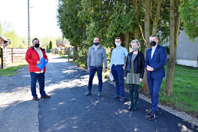 Zakończono modernizację ul. Leśnej w Mnichusie oraz ul. Polnej w Chobiu