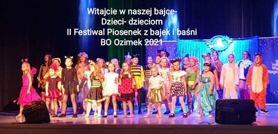 Witajcie w naszej bajce - Dzieci dzieciom - II Festiwal piosenek z bajek i baśni - rusza nabór na bezpłatne zajęcia wokalne
