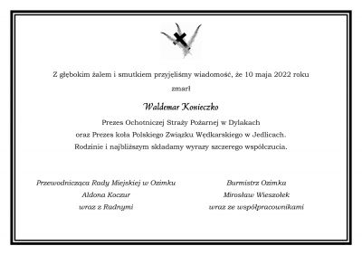 Zmarł Waldemar Konieczko